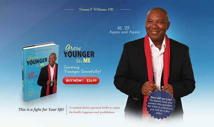 Book: Grow Younger Like Me, Feel 29  Again and Again